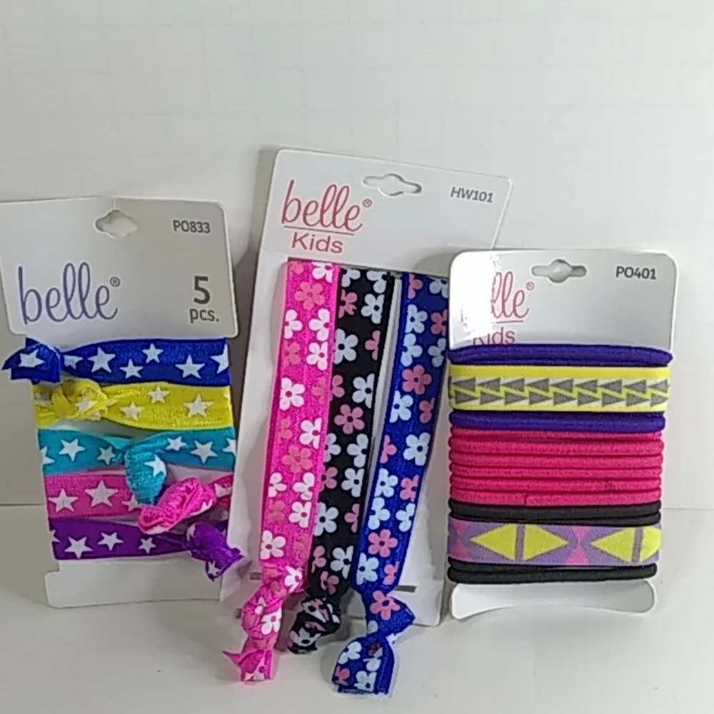 Belle Kids Headwraps, Poney O's and Hair Ties - Picture 11 of 11